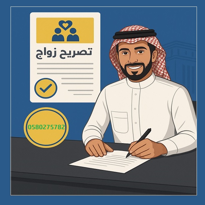 مكتب استخراج تصريح زواج - تواصل مع تصاريح السعودية0580275782 
