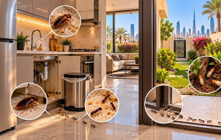 أسباب تكرار ظهور الحشرات داخل المنازل في الامارات